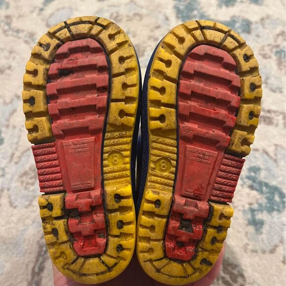 Vintage Winnie The Pooh Rainboots Toddler Size 8 - Picture 4 of 4